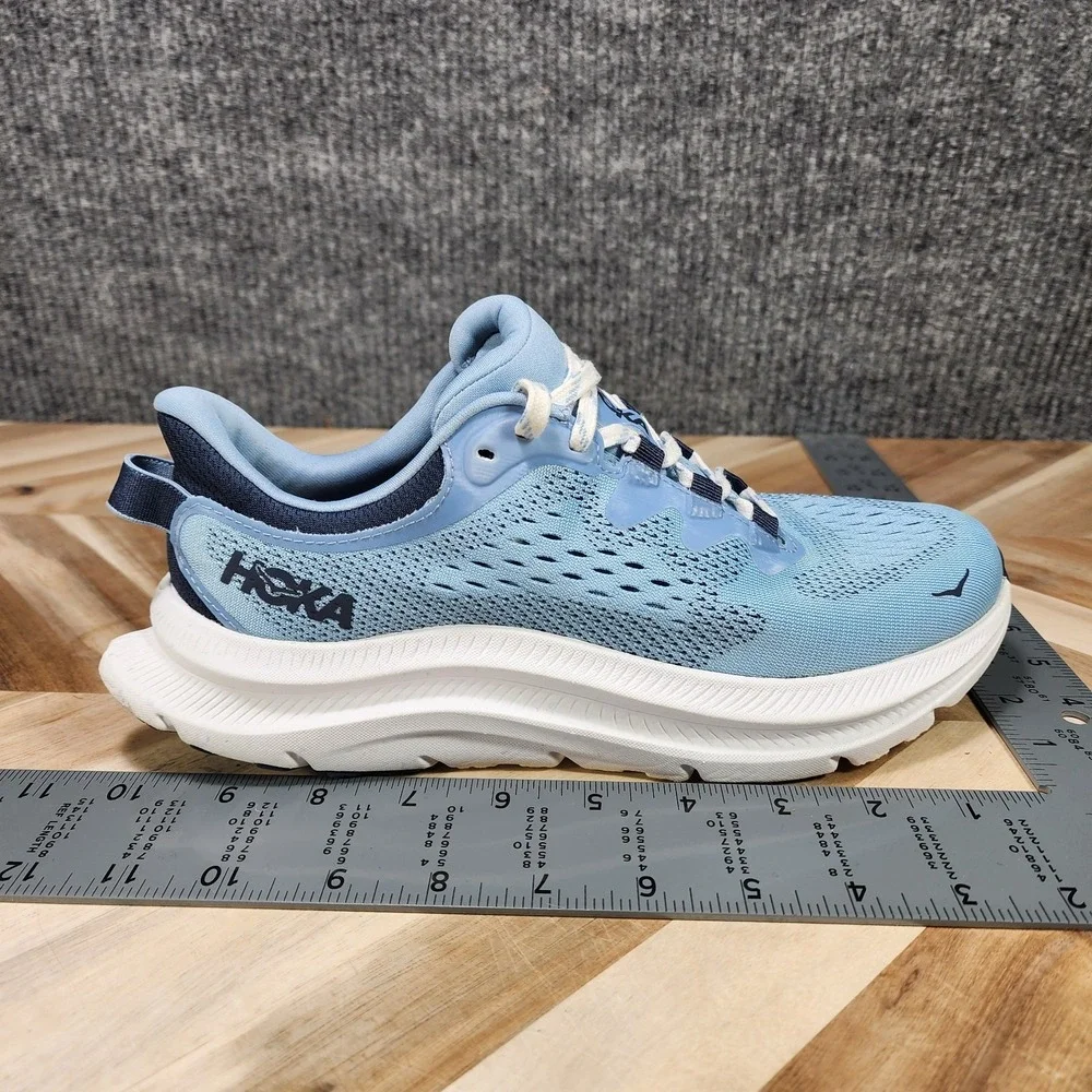 Hoka One One Kawana 2 Drizzle Blue White Sneakers Women's 7.5B Shoes 1147913